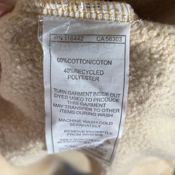 Dravus Universe Mushroom Graphic Sweatshirt Beige XL Crewneck Streetwear - Picture 4 of 5